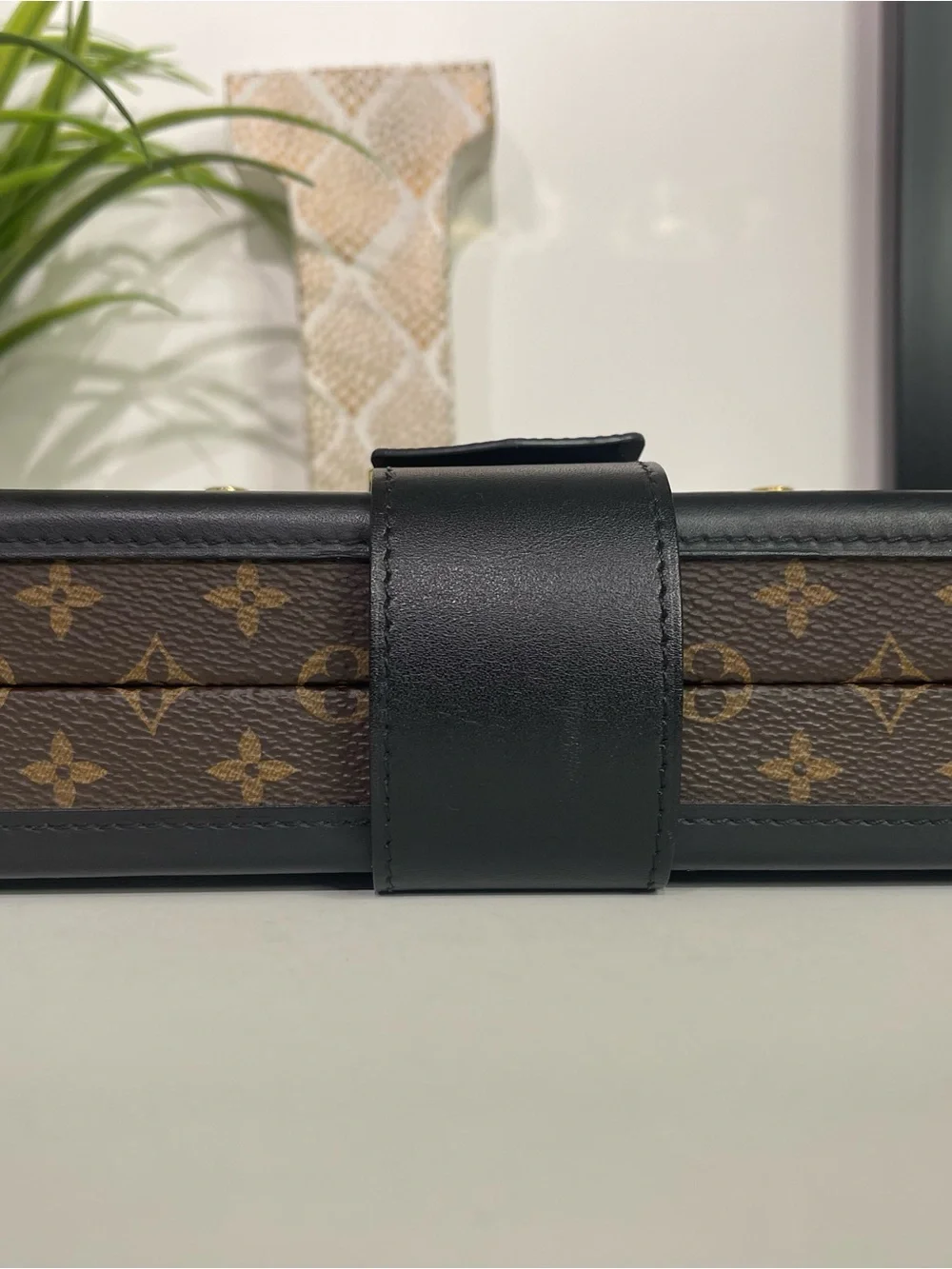 Louis Vuitton Brown Monogram Petite Malle Crossbody Bag